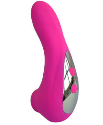Vibromasseur rose avec 20 programmes de vibration et stimulation clitoridien à membrane picots USB 